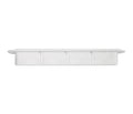 3/4" White ILT Fin Box